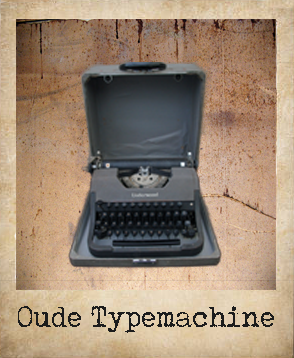 Oude typemachine