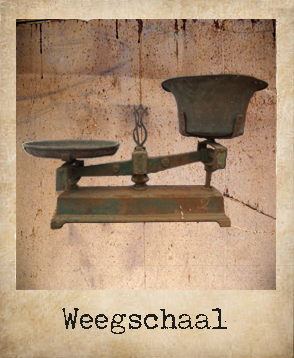 Oude weegschaal