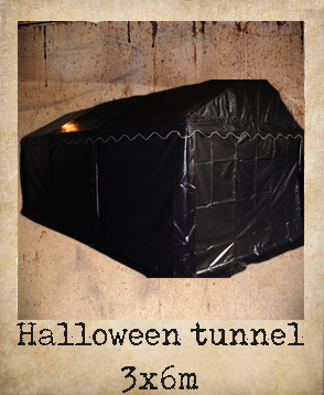 Halloween tunnel 3x6 m