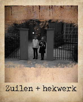 Zuilen en hekwerk